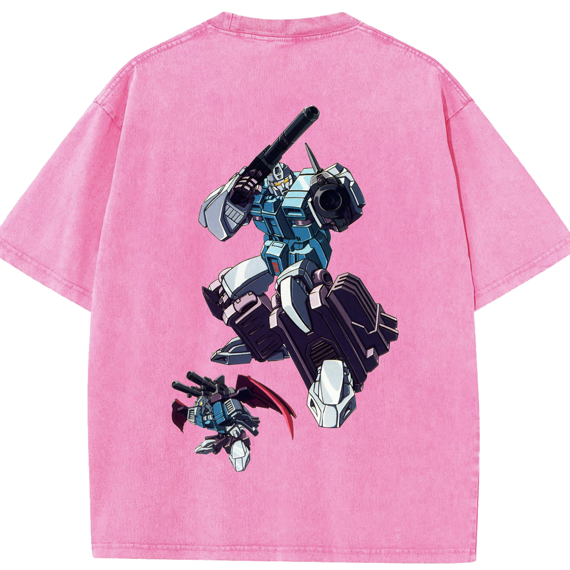 （画像用）  綿100% ヴィンテージ風 半袖Tシャツ（背面プリント）